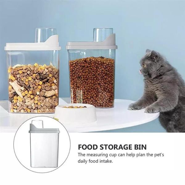 storage bottles & jars 2.5l pet dogs food container cat box dust-proof grain barrel sealed bucket
storage bottles & jars 2.5l pet dogs food container cat box dust-proof grain barrel sealed bucket