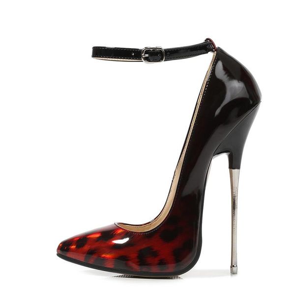 16cm metal super high heels shoes women ankle straps pumps fashion leopard party fetish ladies large size dress, Black
16cm metal super high heels shoes women ankle straps pumps fashion leopard party fetish ladies large size dress, Black