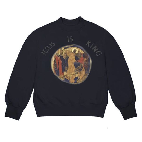 men's hoodies & sweatshirts hooded hoodie 3-d jesus is king kanye west, sunday service, male and female sweater mb5o, Black
men's hoodies & sweatshirts hooded hoodie 3-d jesus is king kanye west, sunday service, male and female sweater mb5o, Black
