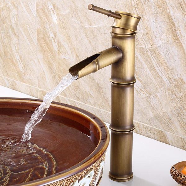 bathroom sink faucets antique brass waterfall faucet luxury tall bamboo cold water tap retro with two pipes outdoor garden basin
bathroom sink faucets antique brass waterfall faucet luxury tall bamboo cold water tap retro with two pipes outdoor garden basin