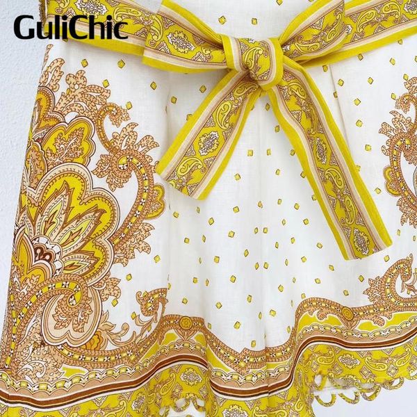 women's shorts 6.9 high end quality fashion waist linen cotton with belt print women, White;black
women's shorts 6.9 high end quality fashion waist linen cotton with belt print women, White;black