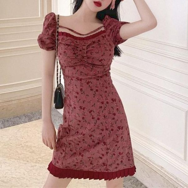 party dresses 2021 summer sweet vintage women casual backless mini elegant dress females kawaii korean style short sleeve chic, White;black
party dresses 2021 summer sweet vintage women casual backless mini elegant dress females kawaii korean style short sleeve chic, White;black
