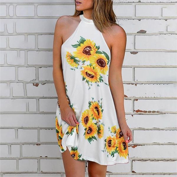 casual dresses women sunflower print dress halter sleeveless blackless mini bohemian tropical loose vestido mujer #py, Black;gray
casual dresses women sunflower print dress halter sleeveless blackless mini bohemian tropical loose vestido mujer #py, Black;gray