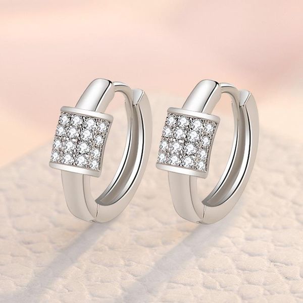 hoop & huggie kofsac simple fashion full zircon earring lady jewelry 925 sterling silver earrings for women valentine's day accessories, Golden;silver
hoop & huggie kofsac simple fashion full zircon earring lady jewelry 925 sterling silver earrings for women valentine's day accessories, Golden;silver