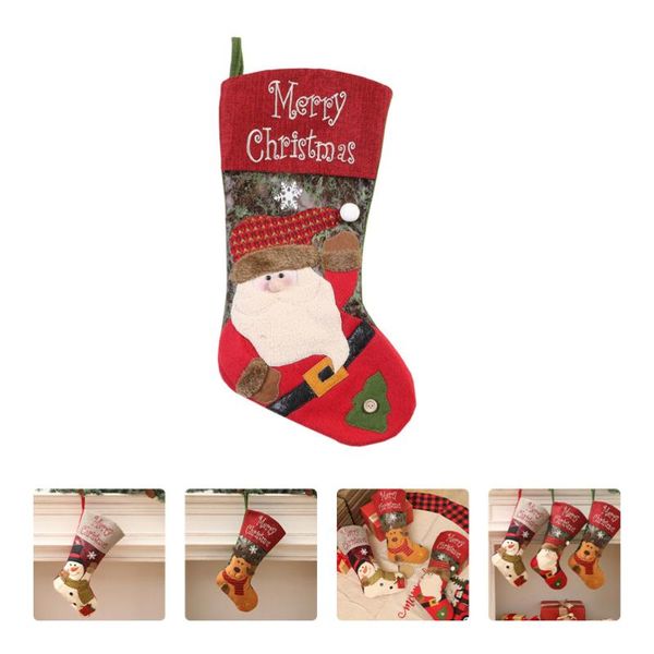 christmas decorations 1pc stocking bag kids candy sock gift pouch fabric for party home shop
christmas decorations 1pc stocking bag kids candy sock gift pouch fabric for party home shop