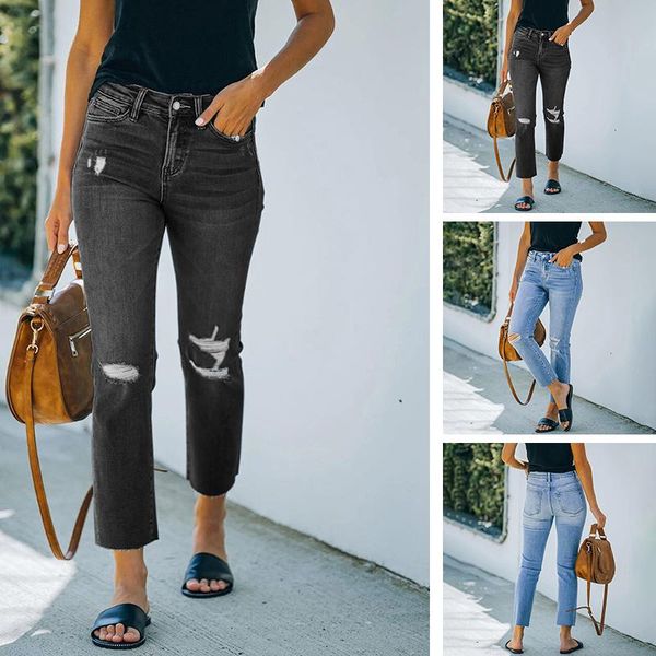women's jeans black high waist slim women 2021 spring and autumn power tight cropped trousers western gray, Blue
women's jeans black high waist slim women 2021 spring and autumn power tight cropped trousers western gray, Blue