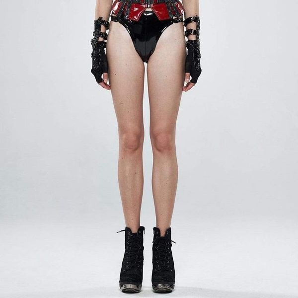 women's shorts punk rave faux leather high-waisted underpants black ws-328yyf, White;black
women's shorts punk rave faux leather high-waisted underpants black ws-328yyf, White;black