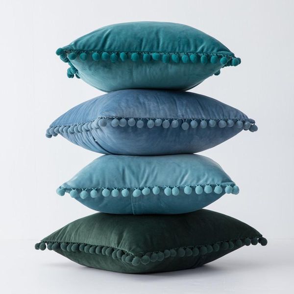 cushion/decorative pillow inyahome pompom velvet cushion cover decorative pillows throw case soft solid luxury home decor living room sofa s
cushion/decorative pillow inyahome pompom velvet cushion cover decorative pillows throw case soft solid luxury home decor living room sofa s