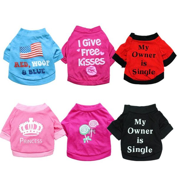dog apparel pet puppy autumn winter shirt small cat clothes t coat poleras para perros chaleco summer
dog apparel pet puppy autumn winter shirt small cat clothes t coat poleras para perros chaleco summer