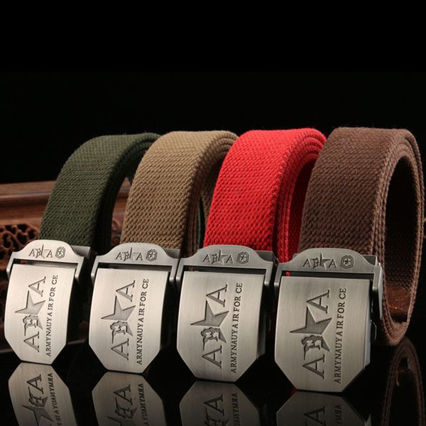 thickening and lengthening automatic buckle canvas belt men's casual military bu38-p10, Black;brown
thickening and lengthening automatic buckle canvas belt men's casual military bu38-p10, Black;brown