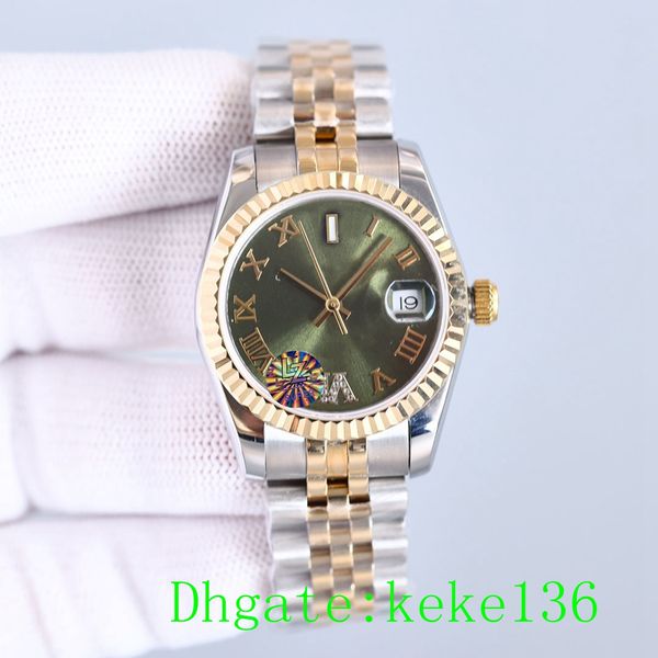 7 colors 31mm ladies watch 278271 278273 126231 rose gold roman diamond two tones jubilee japanese movement automatic mechanical women watch, Slivery;brown
7 colors 31mm ladies watch 278271 278273 126231 rose gold roman diamond two tones jubilee japanese movement automatic mechanical women watch, Slivery;brown