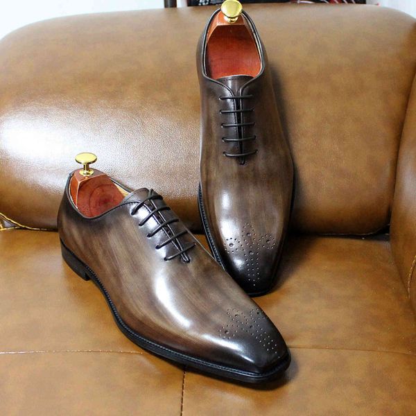 dress shoes classic whole cut mens oxford genuine leather calfskin men's handmade lace up formal wedding for men wb03, Black
dress shoes classic whole cut mens oxford genuine leather calfskin men's handmade lace up formal wedding for men wb03, Black