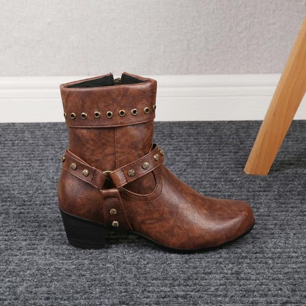 boots solid fashion women's ankle casual square heels leather for women winter shoes #c, Black
boots solid fashion women's ankle casual square heels leather for women winter shoes #c, Black