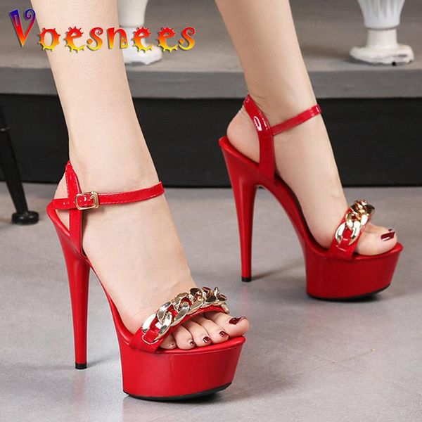 sandals 2021 candy color summer platform lady party wedding 15cm woman fashion rome chain buckle strap dress heel shoes, Black
sandals 2021 candy color summer platform lady party wedding 15cm woman fashion rome chain buckle strap dress heel shoes, Black