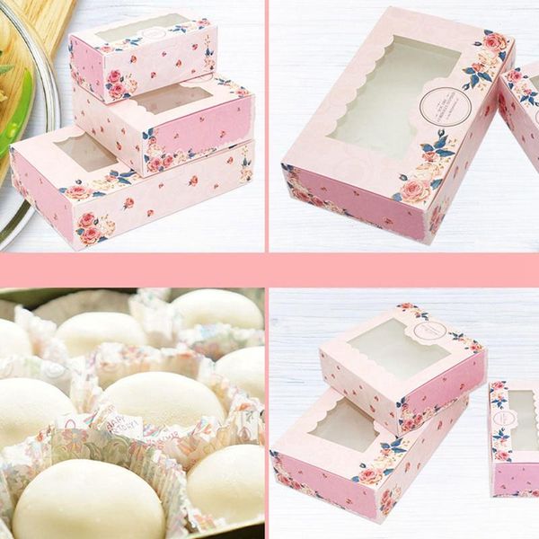 10pcs/set cake paper pvc window craft box packing cardboard pink wedding favors gift cookie for candy wrap
10pcs/set cake paper pvc window craft box packing cardboard pink wedding favors gift cookie for candy wrap