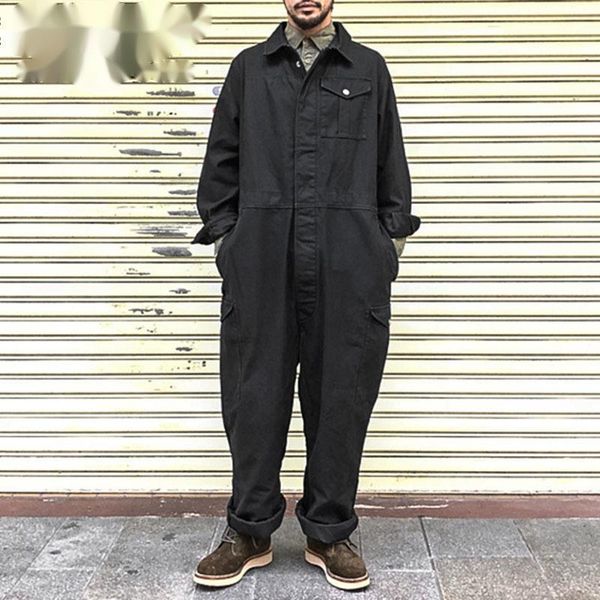 men's pants trendy brand overalls suits men trend loose jumpsuit long-sleeved for casual green pant male trousers vintage hip hop, Black
men's pants trendy brand overalls suits men trend loose jumpsuit long-sleeved for casual green pant male trousers vintage hip hop, Black