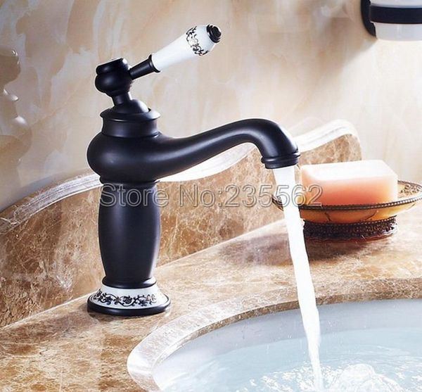bathroom sink faucets black oil rubbed brass basin faucet ceramic lever single hole deck mount vessle mixer tap lnf504
bathroom sink faucets black oil rubbed brass basin faucet ceramic lever single hole deck mount vessle mixer tap lnf504