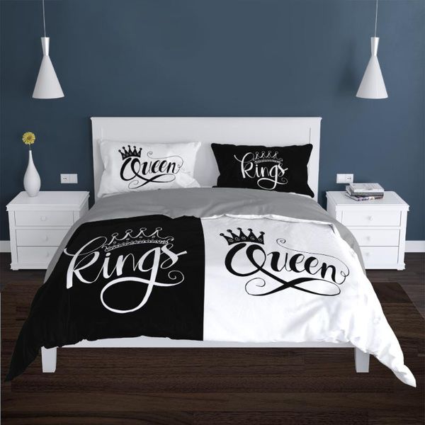 bedding sets couples modern duvet cover 220x240 260x240 crown set black white bed for double 2 sp bedroom
bedding sets couples modern duvet cover 220x240 260x240 crown set black white bed for double 2 sp bedroom