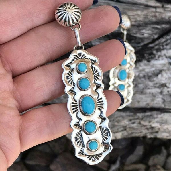 stud vintage ethnic style long earrings for women elegant inlaid stone fashion accessory women's wedding party jewelry, Golden;silver
stud vintage ethnic style long earrings for women elegant inlaid stone fashion accessory women's wedding party jewelry, Golden;silver