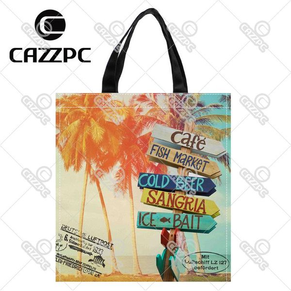 shopping bags summer style palm trees at tropical postcard print nylon oxford reusable bag gift foldable eco pack of 2
shopping bags summer style palm trees at tropical postcard print nylon oxford reusable bag gift foldable eco pack of 2