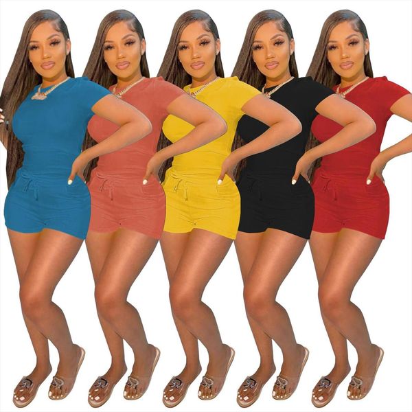 summer outfits short sleeve tee womens tracksuits shirts solid tracksuit two piece set sporty jogger suit biker shorts, Gray
summer outfits short sleeve tee womens tracksuits shirts solid tracksuit two piece set sporty jogger suit biker shorts, Gray