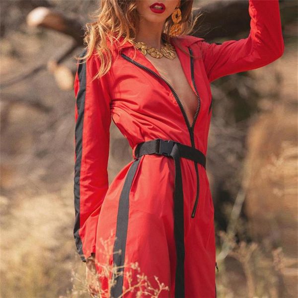 women's jumpsuits & rompers clothing ribbon splicing zipper overalls, Black;white 
women's jumpsuits & rompers clothing ribbon splicing zipper overalls, Black;white