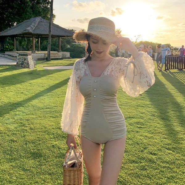 one-piece suits swim suit women swimwear one piece swimsuits lace sleeve trikinis 2021 mujer sea bikinis plus size teens push up vintage
one-piece suits swim suit women swimwear one piece swimsuits lace sleeve trikinis 2021 mujer sea bikinis plus size teens push up vintage