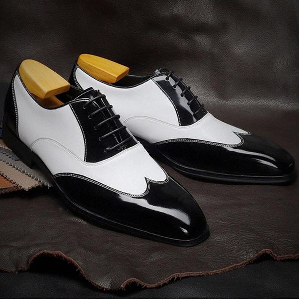 dress shoes big size 48 patent leather man formal wingtip brogues square toe laces handmade men's wedding bridal oxfords sg205, Black
dress shoes big size 48 patent leather man formal wingtip brogues square toe laces handmade men's wedding bridal oxfords sg205, Black