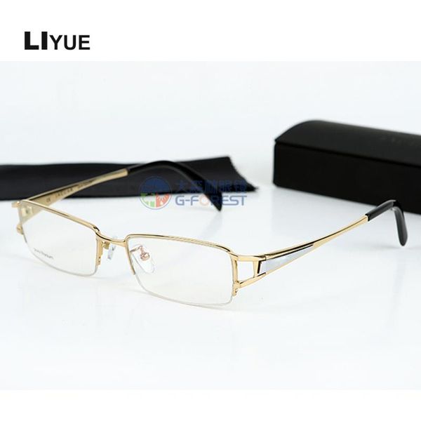 fashion titanium glasses frame for men men's eyeglasses frames optical myopia prescription eye half eyewear spectacles sunglasses, Black
fashion titanium glasses frame for men men's eyeglasses frames optical myopia prescription eye half eyewear spectacles sunglasses, Black
