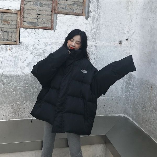 2021 new thick cotton winter fashionable women's clothing, uniform color, leisure, simple, full collocation, loose coat 854r, Black
2021 new thick cotton winter fashionable women's clothing, uniform color, leisure, simple, full collocation, loose coat 854r, Black