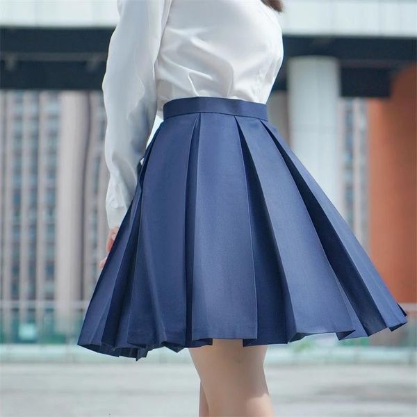 clothing sets pleated skirt jk uniform women genuine dark blue a-line lady girl short plaid college wind school suit, White
clothing sets pleated skirt jk uniform women genuine dark blue a-line lady girl short plaid college wind school suit, White