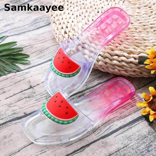 size 36-40 womens slippers summer female transparent crystal shoes fruits strawberry slip-on sandals jelly indoor zapatos y12, Black
size 36-40 womens slippers summer female transparent crystal shoes fruits strawberry slip-on sandals jelly indoor zapatos y12, Black