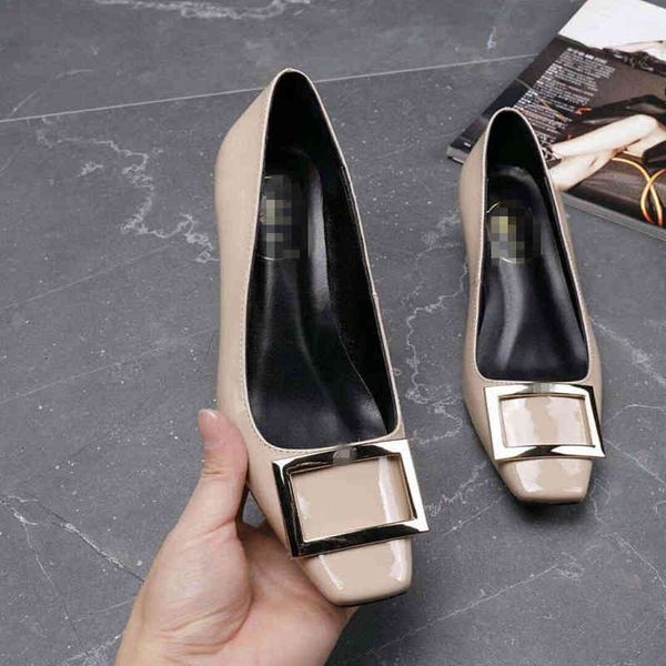 fashion womens dress shoes single shoe high heels leather material metal buckle design, Black
fashion womens dress shoes single shoe high heels leather material metal buckle design, Black