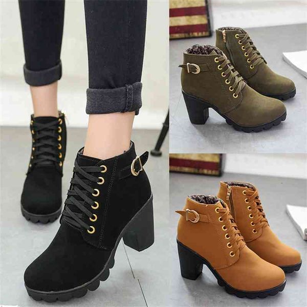 boots plus size 35-42 ankle women platform high heels women's buckle shoes thick heel short boot ladies drop adlf, Black
boots plus size 35-42 ankle women platform high heels women's buckle shoes thick heel short boot ladies drop adlf, Black