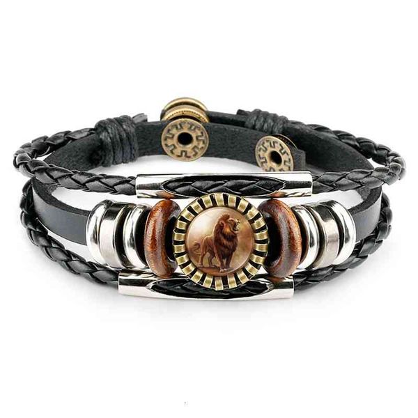 chinese style products lion bracelet beaded multi-layer animal woven leather men's and women's
chinese style products lion bracelet beaded multi-layer animal woven leather men's and women's
