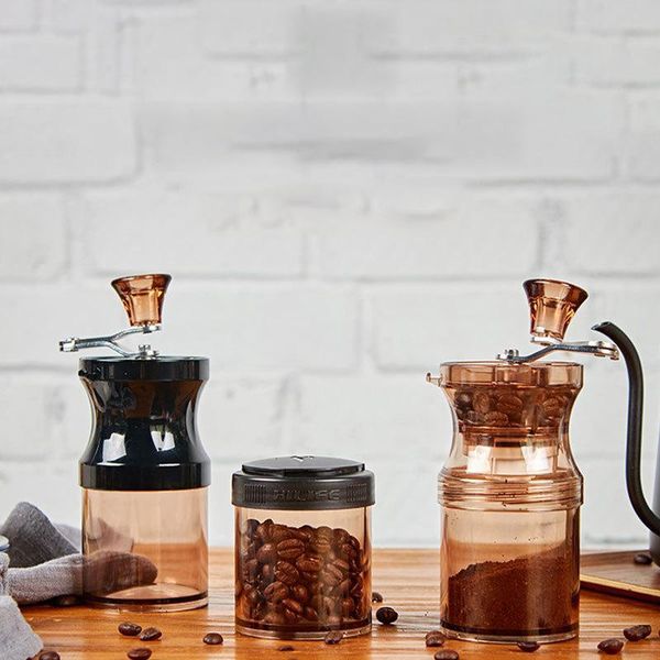 manual coffee grinders bean grinder with glass storage jar hand-cranking durable cafe mill maker kitchen tools ceramic burr
manual coffee grinders bean grinder with glass storage jar hand-cranking durable cafe mill maker kitchen tools ceramic burr