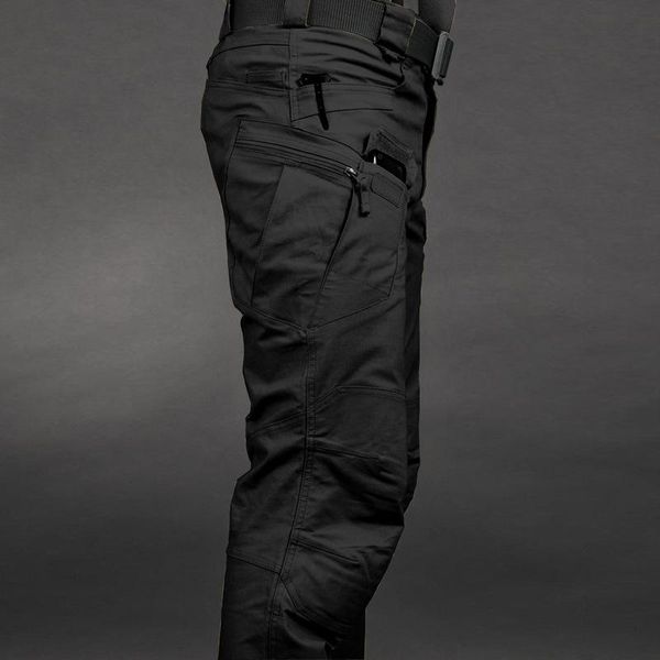 men's pants military tactical waterproof cargo men breathable swat army solid color combat trousers work joggers size s-6xl, Black
men's pants military tactical waterproof cargo men breathable swat army solid color combat trousers work joggers size s-6xl, Black
