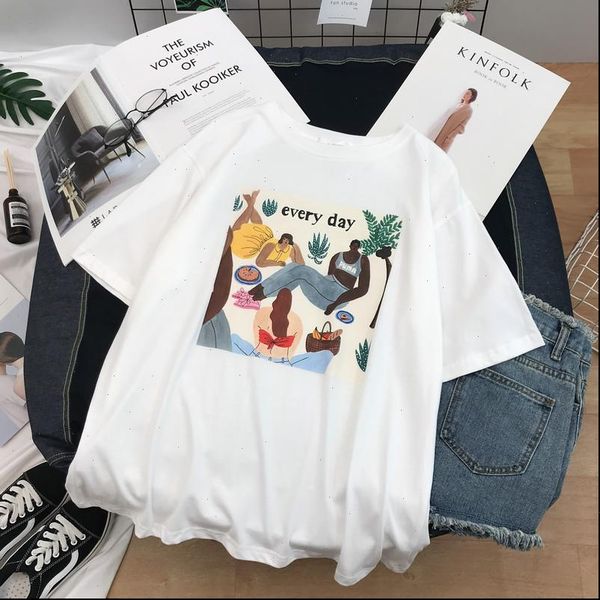 summer womens t shirts kawaii women cartoon letters cute harajuku ulzzang funny casual print tees chic ins fashion retro, White
summer womens t shirts kawaii women cartoon letters cute harajuku ulzzang funny casual print tees chic ins fashion retro, White