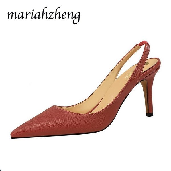 meriahzheng 8cm 2021 simple high-heeled shallow mouth pointed thin professional ol back strap hollow women's shoes ds sandals, Black
meriahzheng 8cm 2021 simple high-heeled shallow mouth pointed thin professional ol back strap hollow women's shoes ds sandals, Black