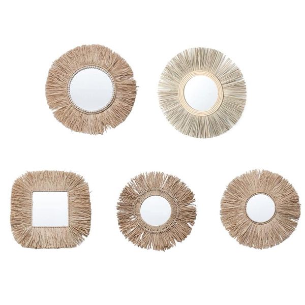 mirrors seagrass woven mirror vintage round wall hanging art decor for home 
mirrors seagrass woven mirror vintage round wall hanging art decor for home
