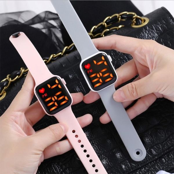 wristwatches touch led electronic watch big digital fashion simple square swimming waterproof bracelet student, Slivery;brown
wristwatches touch led electronic watch big digital fashion simple square swimming waterproof bracelet student, Slivery;brown