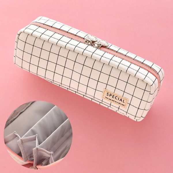 pencil bags japanese style simple bag striped grids canvas case large capacity pen storage pouch school stationery supplies
pencil bags japanese style simple bag striped grids canvas case large capacity pen storage pouch school stationery supplies