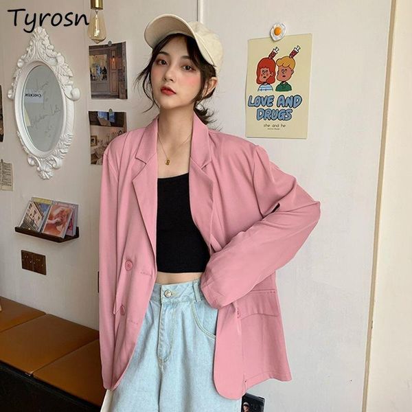 women's suits & blazers women sweet spring outerwear loose korean fashion all-match chic students streetwear solid simple harajuku eleg, White;black
women's suits & blazers women sweet spring outerwear loose korean fashion all-match chic students streetwear solid simple harajuku eleg, White;black