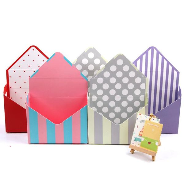 gift wrap creative envelope shaped flower packaging box wedding engagement party decoration boxes dot stripes printed wrapping
gift wrap creative envelope shaped flower packaging box wedding engagement party decoration boxes dot stripes printed wrapping