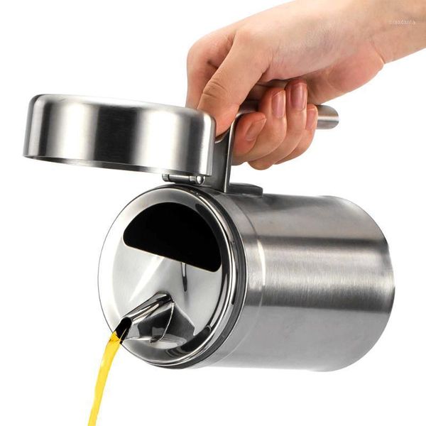 storage bottles & jars stainless steel dispenser oil pot olive can edible dispensing bottle leak-proof container for kitchen/cooking/restaur
storage bottles & jars stainless steel dispenser oil pot olive can edible dispensing bottle leak-proof container for kitchen/cooking/restaur