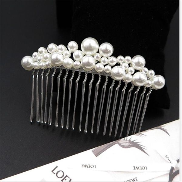 other silver color simulated pearl flower bridal hair comb for girls ornaments jewelry wedding accessories hairpins, Golden;white
other silver color simulated pearl flower bridal hair comb for girls ornaments jewelry wedding accessories hairpins, Golden;white