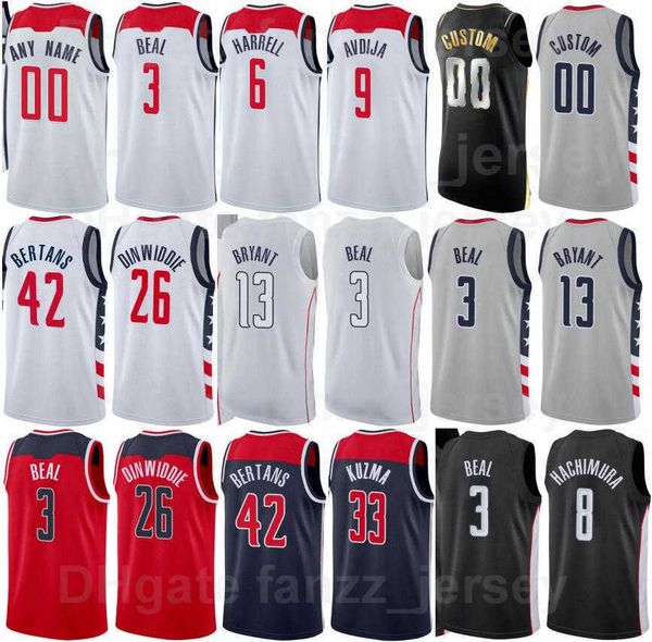 screen printed basketball rui hachimura jersey 8 kyle kuzma 33 montrezl harrell 6 corey kispert 24 kentavious caldwell-pope 1 aaron holiday, Black;red
screen printed basketball rui hachimura jersey 8 kyle kuzma 33 montrezl harrell 6 corey kispert 24 kentavious caldwell-pope 1 aaron holiday, Black;red