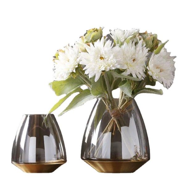 party favor modern brown glass vase flower arrangement transparent hydroponic crafts living room ornaments home decoration accessories
party favor modern brown glass vase flower arrangement transparent hydroponic crafts living room ornaments home decoration accessories