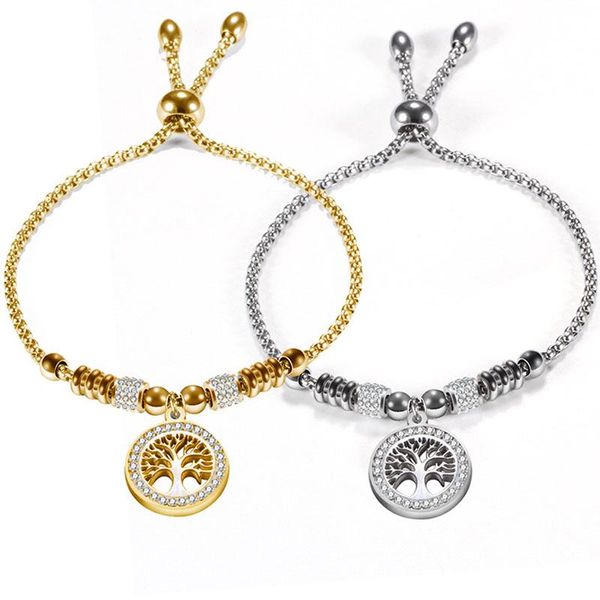 charm bracelets fashion personality adjustable bling rhinestone titanium stainless steel tree of life bracelet for women, Golden;silver
charm bracelets fashion personality adjustable bling rhinestone titanium stainless steel tree of life bracelet for women, Golden;silver