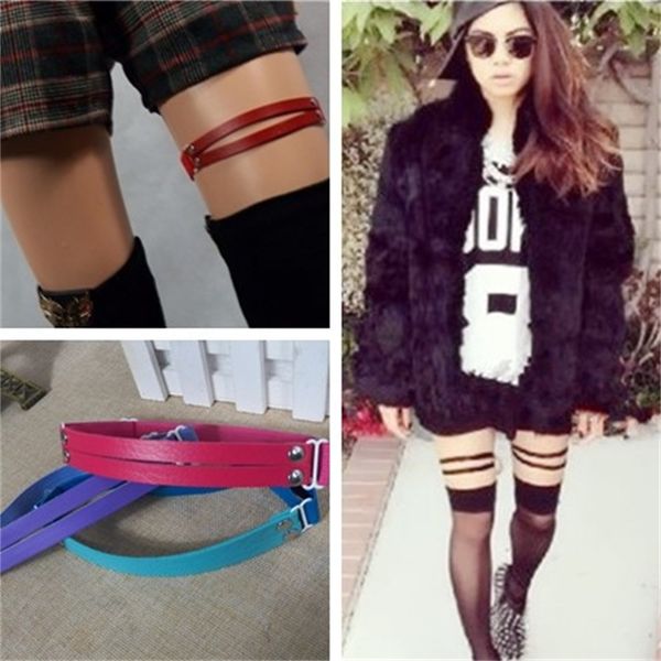 garters fashion harajuku street leg ring handmade double stage ktv soft girl jewelry, Black;white
garters fashion harajuku street leg ring handmade double stage ktv soft girl jewelry, Black;white